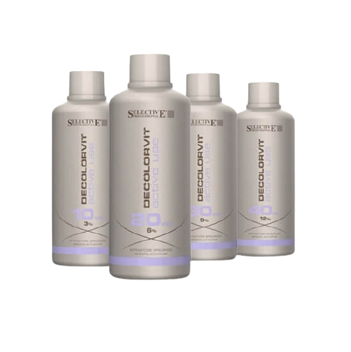 SELECTIVE PROFESSIONAL DECOLORVIT ACTIVE USE Niebieska woda utleniona w kremie, 750 ml