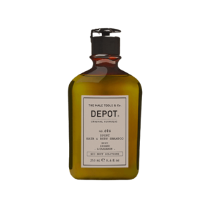 DEPOT 606 Odświeżający szampon do włosów i ciała, 250 ml