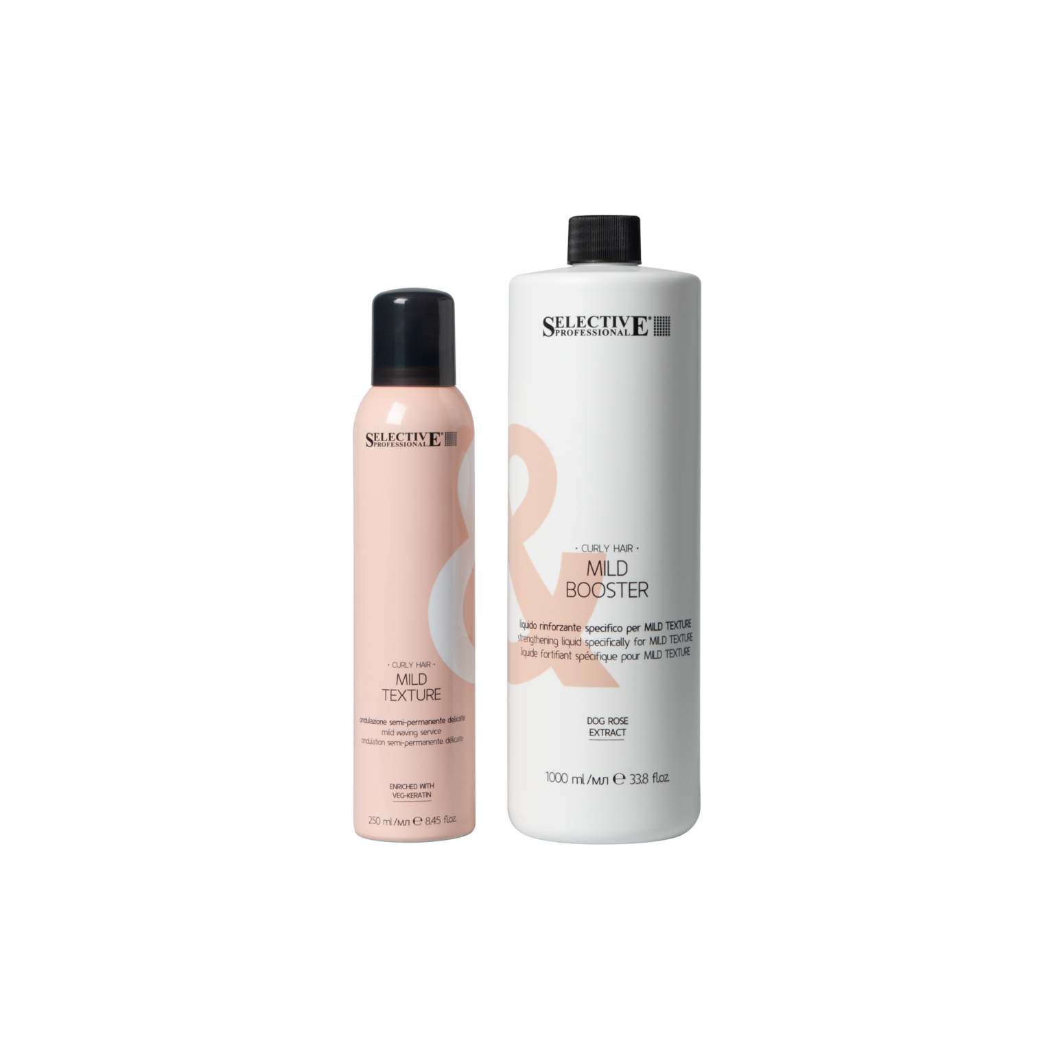 SELECTIVE PROFESSIONAL MildTexture trwała 250ml+ MildBooster utrwalacz 1000ml