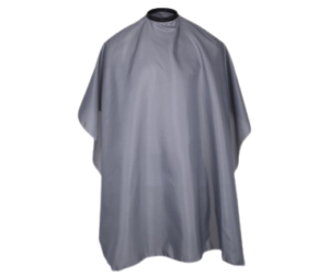 Peleryna Fryzjerska Szara 145×125, Poniks