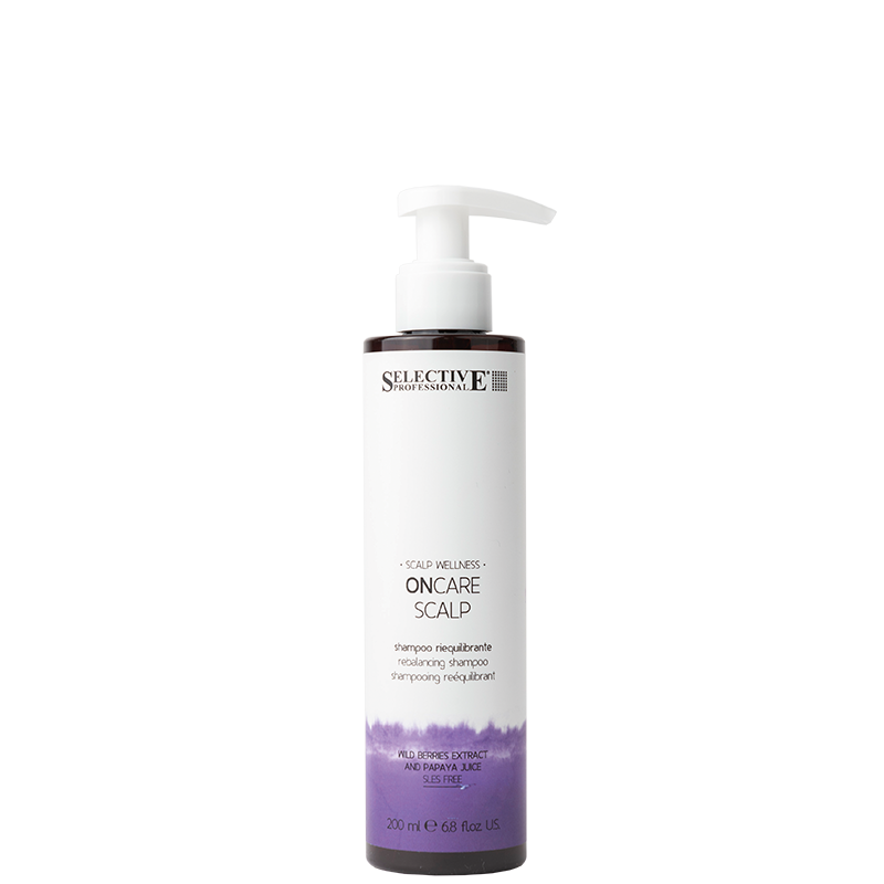 Selective OnCare Scalp Rebalancing Szampon do skóry głowy cierpiącej na nadmierne wydzielanie sebum. 200ml