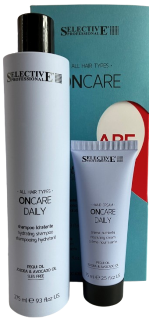 Zestaw SELECTIVE Daily-Nawilżający Szampon+krem do rąk