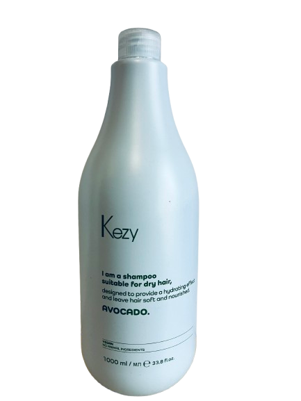 KEZY Szampon nawilżający z olejkiem awokado 1000ml