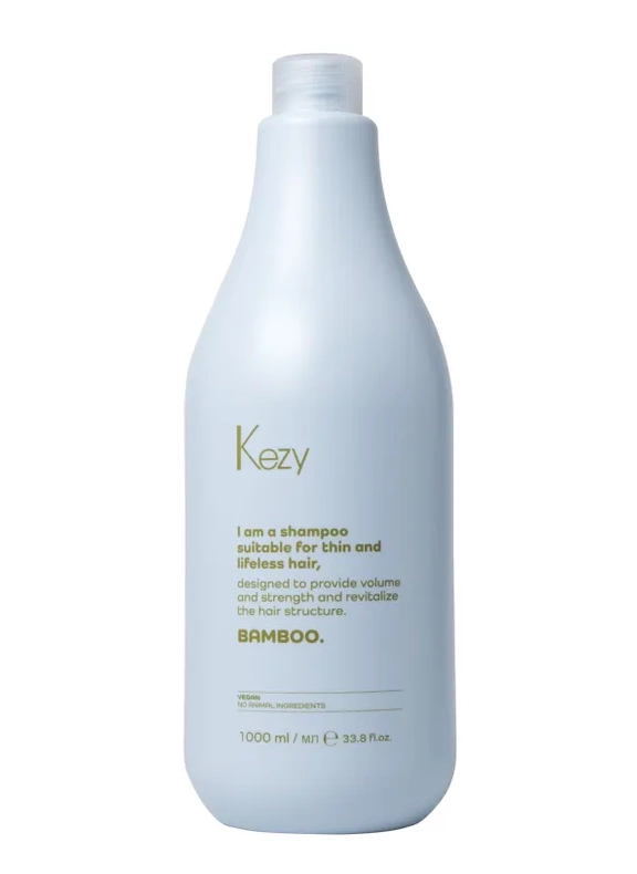 KEZY BAMBOO Szampon do włosów cienkich i delikatnych 1000 ml