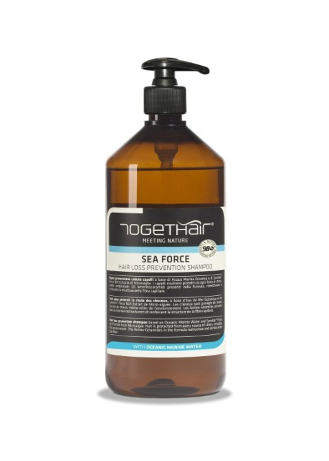 Togethair Sea Force 2.0. Szampon wzmacniający, zapobiegający wypadaniu włosów, 1000 ml