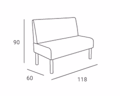 AYALA Sofa do poczekalni ANDY - obrazek 5